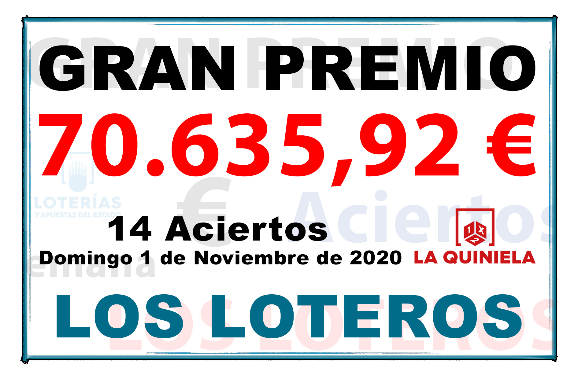 1+11+20 LOS LOTEROS quiniela